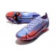 Buty Nike Mercurial Vapor 14 Elite AG Mbappe Fioletowy Srebrny metalik