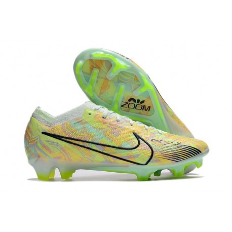 Nike Zoom Mercurial Vapor XV Elite FG Zielony Niebieski Pomarańczowy