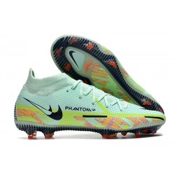 Nike Phantom GT2 Elite DF FG Zielony Niebieski Pomarańczowy