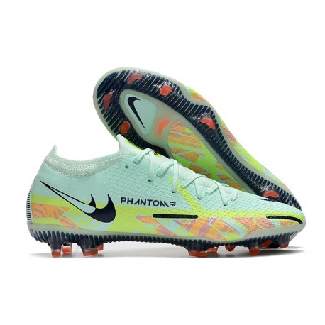 Nike Phantom GT2 Elite FG Buty Zielony Niebieski Pomarańczowy