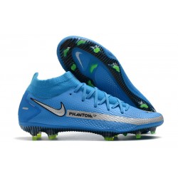 Nike Phantom GT Elite Dynamic Fit FG Niebieski Srebro