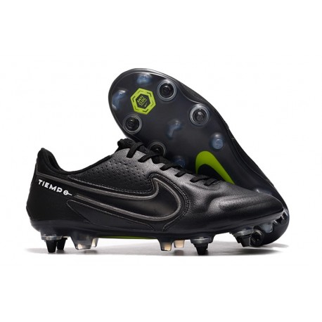 Nike Tiempo Legend 9 Elite SG-Pro AC Czarno Ciemny Smoke Grey Biały