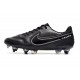 Nike Tiempo Legend 9 Elite SG-Pro AC Czarno Ciemny Smoke Grey Biały