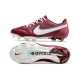 Nike Tiempo Legend IX Elite FG Czerwony Biały