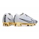 Buty Nike Air Zoom Mercurial Vapor XV Elite FG Biały Złoty