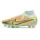 Nike Zoom Mercurial Superfly 9 Elite AG Zielony Niebieski Pomarańczowy 