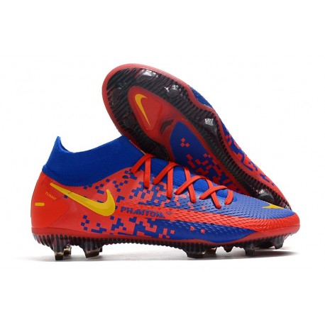 Nike Phantom GT Elite Dynamic Fit FG Czerwony Niebieski Zawistny