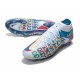 Korki Pilkarskie Nike Phantom GT Elite DF FG 3D -Biały Różowy Niebieski