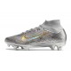 Nike Air Zoom Mercurial Superfly IX Elite FG Srebro