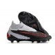 Buty Piłkarskie Nike Phantom GX Elite DF FG Czarny Wilczy Czerwony