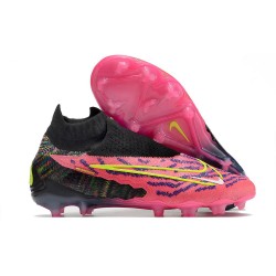 Nike Gripknit Phantom GX Elite DF FG Różowy Czarny Zawistny