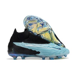 Buty Piłkarskie Nike Phantom GX Elite DF FG Niebieski Czarny