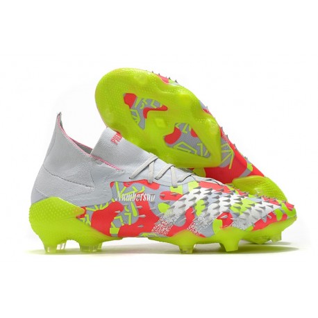 Buty Piłkarskie Adidas Predator Freak.1 FG Biały Pomarańczowy Zawistny