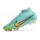 Korki Nike Zoom Mercurial Superfly 9 Elite FG Niebieski Zawistny