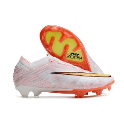 Nike Zoom Mercurial Vapor 15 Elite FG Biały Pomarańczowy Zawistny