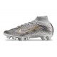 Nike Zoom Mercurial Superfly 9 Elite XXV AG Srebro 