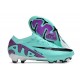 Nike Zoom Mercurial Vapor 15 Elite FG Cyjan Fioletowy Czarny 