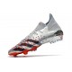 Buty Piłkarskie Adidas Predator Freak.1 FG Srebro Czarny Niebieski