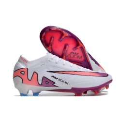 Nike Zoom Mercurial Vapor 15 Elite FG Biały Różowy Niebieski