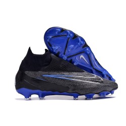 Buty Piłkarskie Nike Phantom GX Elite DF FG Czarny Niebieski