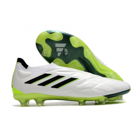 Buty Piłkarskie adidas Copa Pure+ FG Biały Czarny Zielony