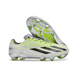 adidas X Crazyfast Strung+ FG Buty Biały Zielony Czarny