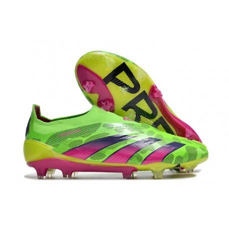 Korki adidas Predator Elite LL FG Zielony Różowy Zawistny