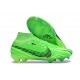 Korki Nike Zoom Mercurial Superfly 9 Elite FG Dream Speed 8 - Zielony Czarny