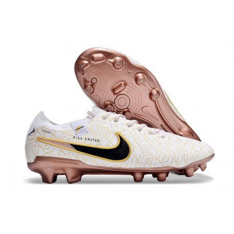 Korki Nike Tiempo Legend X Elite FG Biały Złoto Czarny