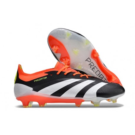 Buty adidas Predator 24 Elite FG Czarny Biały Czerwony