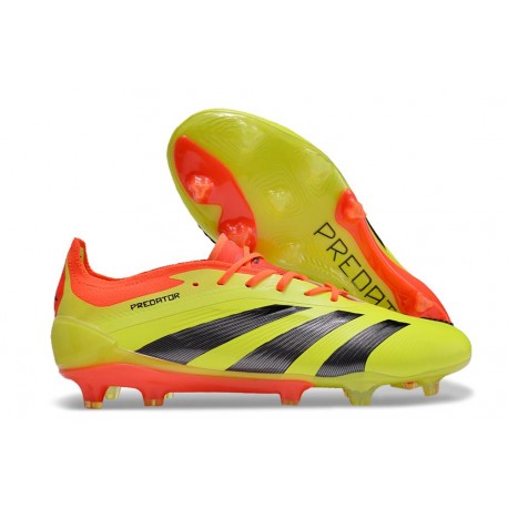 Buty adidas Predator 24 Elite FG Zawistny Czarny Czerwony