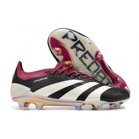 Buty adidas Predator 24 Elite FG Czarny Biały Fioletowy