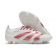 Buty adidas Predator 24 Elite FG Biały Czerwony