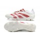 Buty adidas Predator 24 Elite FG Biały Czerwony