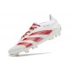 Buty adidas Predator 24 Elite FG Biały Czerwony