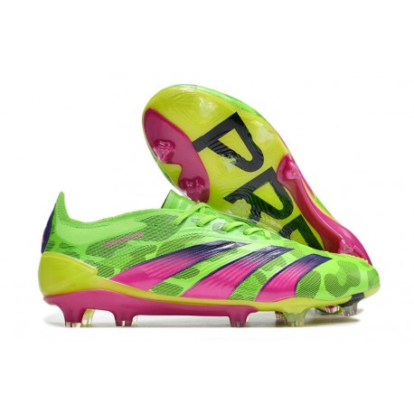 Buty adidas Predator 24 Elite FG Zielony Różowy Zawistny