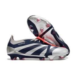 adidas Buty Predator Elite Foldover Tongue FG Srebro Czarny Czerwony