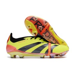 adidas Buty Predator Elite Foldover Tongue FG Zawistny Czarny Czerwony