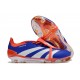 adidas Buty Predator Elite Foldover Tongue FG Niebieski Biały Czerwony