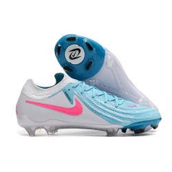 Korki Nike Phantom Luna 2 Elite L FG Niebieski Biały Różowy