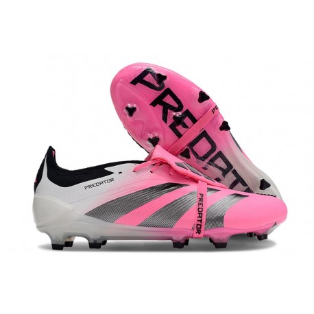 adidas Buty Predator Elite Foldover Tongue FG Różowy Biały Czarny