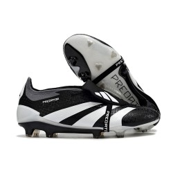 adidas Buty Predator Elite Foldover Tongue FG Czarny Biały