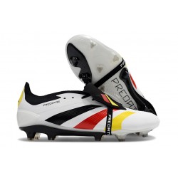 adidas Buty Predator Elite Foldover Tongue FG Biały Czarny Czerwony Zawistny
