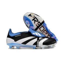adidas Buty Predator Elite Foldover Tongue FG Czarny Biały Niebieski