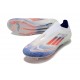 Buty Piłkarskie adidas F50 Elite Laceless FG Biały Niebieski Czerwony