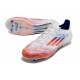 Korki adidas F50 Elite FG Biały Czerwony Niebieski