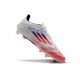 Korki adidas F50 Elite FG Biały Czerwony Niebieski
