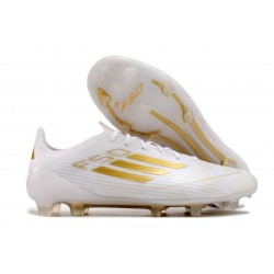 Korki adidas F50 Elite FG Biały Złoto