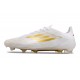 Korki adidas F50 Elite FG Biały Złoto