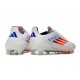 Korki adidas F50 Elite FG Biały Czerwony Niebieski